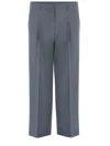 Costumein Casual Trousers In Celeste Polvere