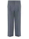 Costumein Casual Trousers In Celeste Polvere