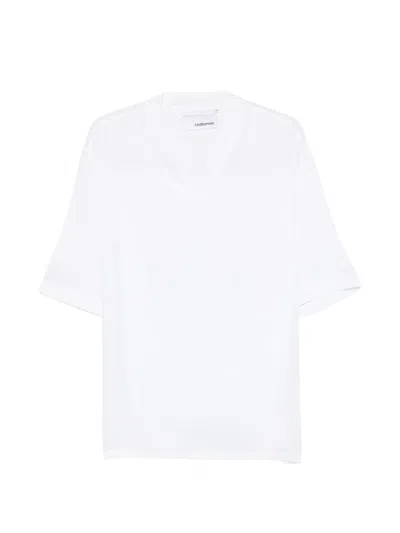 Costumein Oberteil Mit V-ausschnitt In White