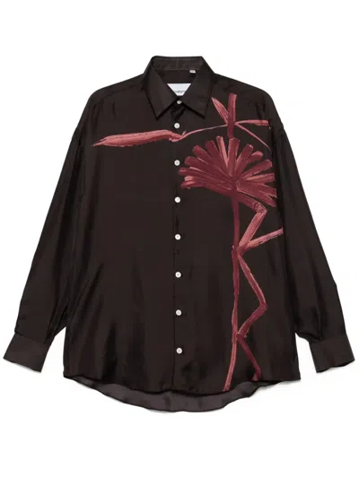 Costumein Valentino Shirt In Brown