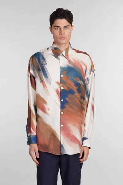Costumein Valentino Shirt In Multicolor Silk