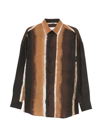 Costumein Valentino Striped Shirt In Multi