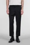 Costumein Valerio Pants In Black Wool In Black