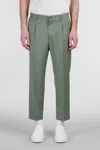 Costumein Valerio Pants In Green Wool In Green