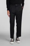 Costumein Valerio Pants In Black Wool In Black