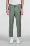 Costumein Valerio Pants In Green Wool In Green