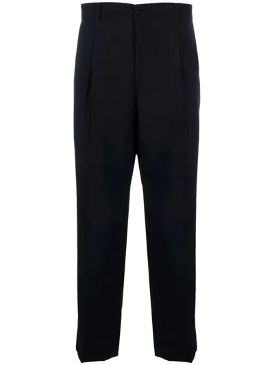 Costumein Valerio Virgin Wool Trousers In Blue