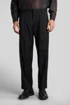 Costumein Vincent Pants In Black Wool In Black