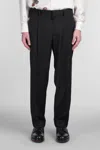 Costumein Vincent Pants In Black Wool In Black