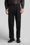 Costumein Vincent Pants In Black Wool In Black