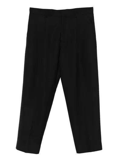 Costumein Vincent Twill Wool Trousers In Black