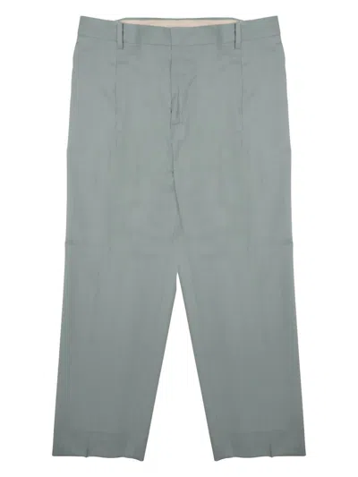 Costumein Vincent Virgin Wool Straight Leg Trousers In Green