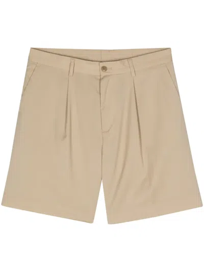Costumein Interwoven Wool Shorts In Neutrals