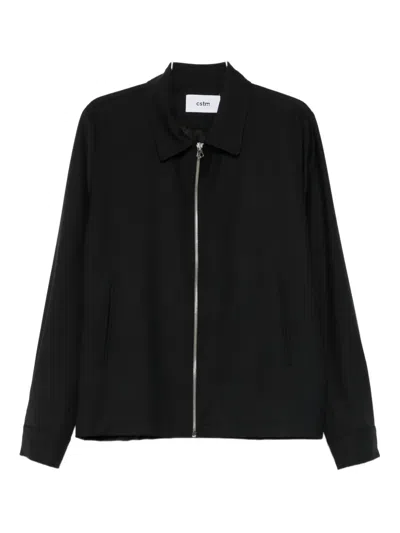 Costumein Zip-fastening Shirt Jacket In Black