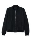 Costumein Zip-front Bomber Jacket In Black
