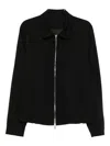 Costumein Zip-front Collared Jacket In Black