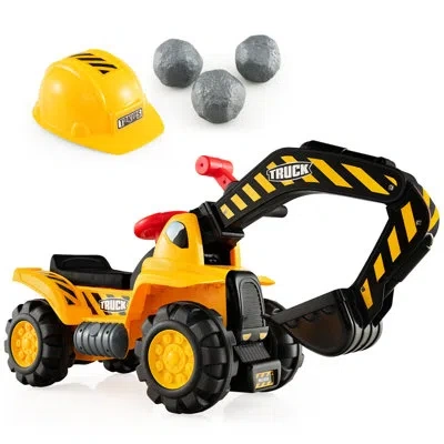 Costway 1 Seater Tractors / Construction In Yellow