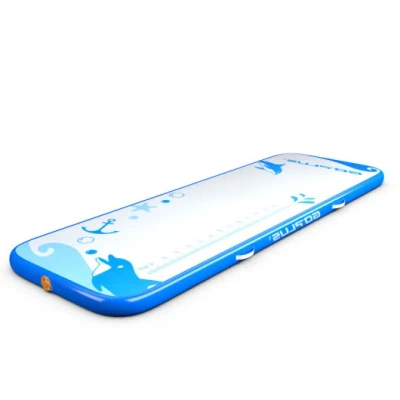 Costway 10 Feet Inflatable Gymnastic Tumbling Mat With Electric Pump-blue