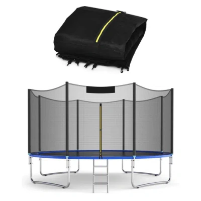 Costway 10 Feet Trampoline Safety Replacement Protection Enclosure Net In Multi