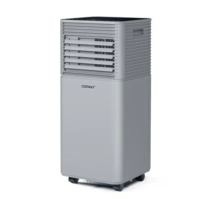 Costway 10000 Btu Btu Portable Air Conditioner For 350 Square Feet Sq. Ft. With Remote Included In Gray