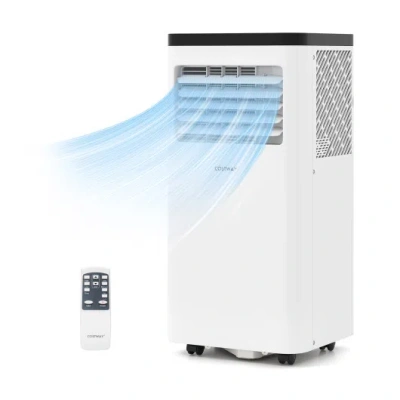 Costway 10000 Btu Portable Air Conditioner 3 In 1 Floor Ac Unit Fan And Dehumidifier For Room In White