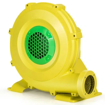 Costway 1100w Air Blower Inflatable Blower For Inflatable Bounce House In Yellow