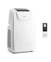 Costway 11,500 Btu Dual Hose Portable Air Conditioner 3-in-1 Ac Unit With Remote Control In White