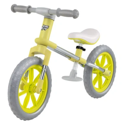 Costway 12 Inch Balance Bike With Adjustable Seat And Rotatable Handlebar-green
