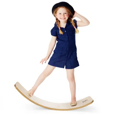 Costway 12 Inch Wobble Board For Balance Training-natural In Multi