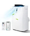 Costway 12000 Btu Portable Air Conditioner 4-in-1 Air Cooler In White