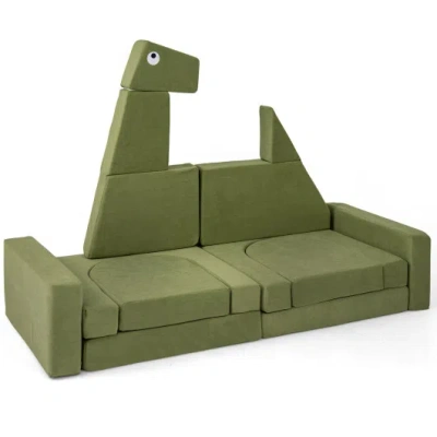 Costway 13 Pieces Modular Kids Play Couch For Inspiring Creativity In Multi