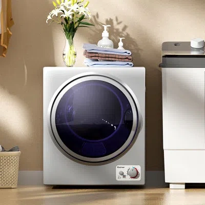 Costway 1.5 Cu. Ft. Dryer In Silver