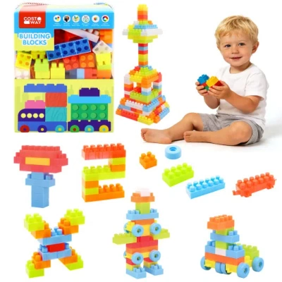 Costway 150 Pcs Toddler Building Blocks Toy Stem Montessori Early Learning Toys For 3+ Year Old In Multi