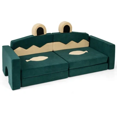 Costway 17 Pieces Modular Kids Play Couch For Inspiring Creativity In Multi