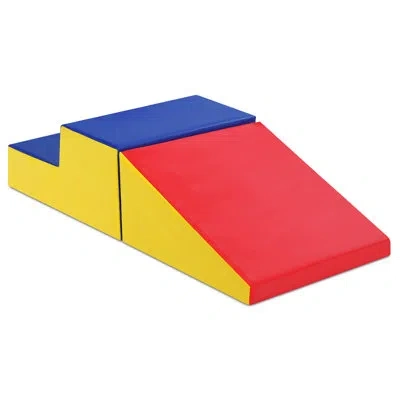 Costway 2 Piece Climber Set In Yellow,red,navy
