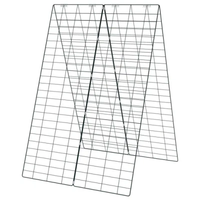 Costway 2 Pieces Foldable A-frame Trellis Plant Supports With Twist Ties-green In Multi