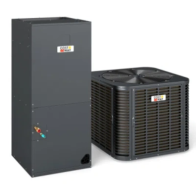 Costway 2 To 3 Ton 18.6-20 Seer2 Ultra-low Temperature​ Heat Pump System (operates Down To -4°f) In Multi