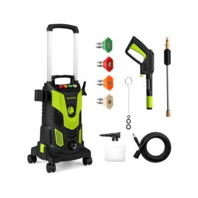 Costway 2300 Psi 1.8 Gpm Electric High Pressure Power Washer-green In Multi