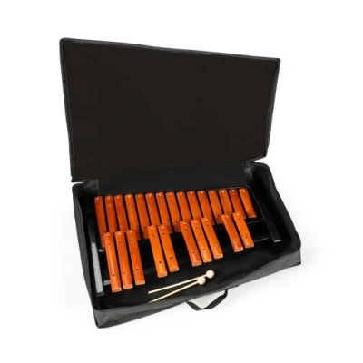 Costway 25 Notes Xylophone Wooden Percussion Educational Instrument With 2 Mallets In Multi