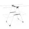 Costway 2-level Laundry Drying Rack With Height Adjustable Wings In White