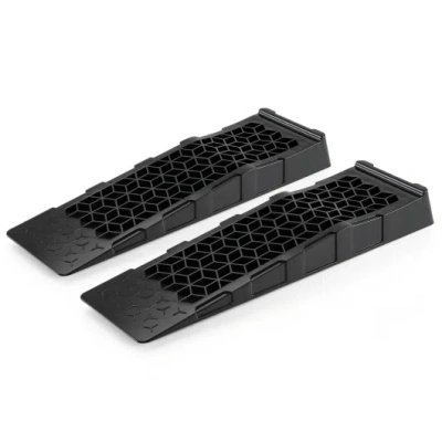 Costway 2-pack 2.5" Lift Low Profile Car Ramps 22000 Lbs Gvw Capacity-black