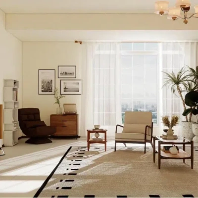 Costway 3 Piece Rattan And Wood Living Room Set With Side Table Coffee Table And Tv Stand In Multi