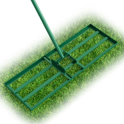 Costway 30 X 10 Inch Heavy Duty Lawn Level Tool With 69 Inch Handle-green