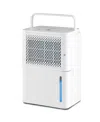 Costway 32 Pint Portable Dehumidifier With 3 Modes & 24h Timer In White