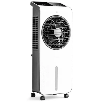 Costway 3-in-1 Evaporative Air Cooler With 12h Timer Remote-white In Multi