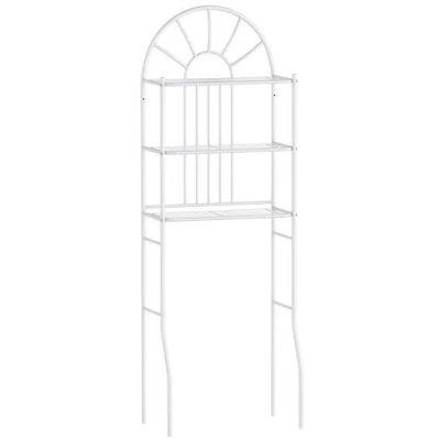 Costway 3-tier Bathroom Rack Over-the-toilet Storage Rack With 3 Shelves In Multi