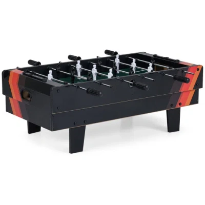 Costway 4 In 1 Combo Game Table Set With Billiards-black