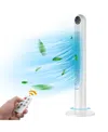 Costway 42'' Smart Display Panel 12h Timer Tower Fan With Remote In White