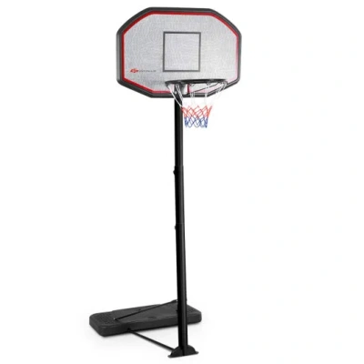 Costway 43 Inch Indoor Outdoor Height Adjustable Basketball Hoop In Black