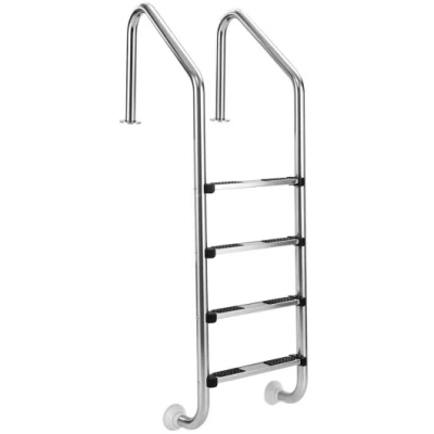 Costway 4-step Inground Pool Ladder Stainless Steel Swimming Pool Ladder In Multi